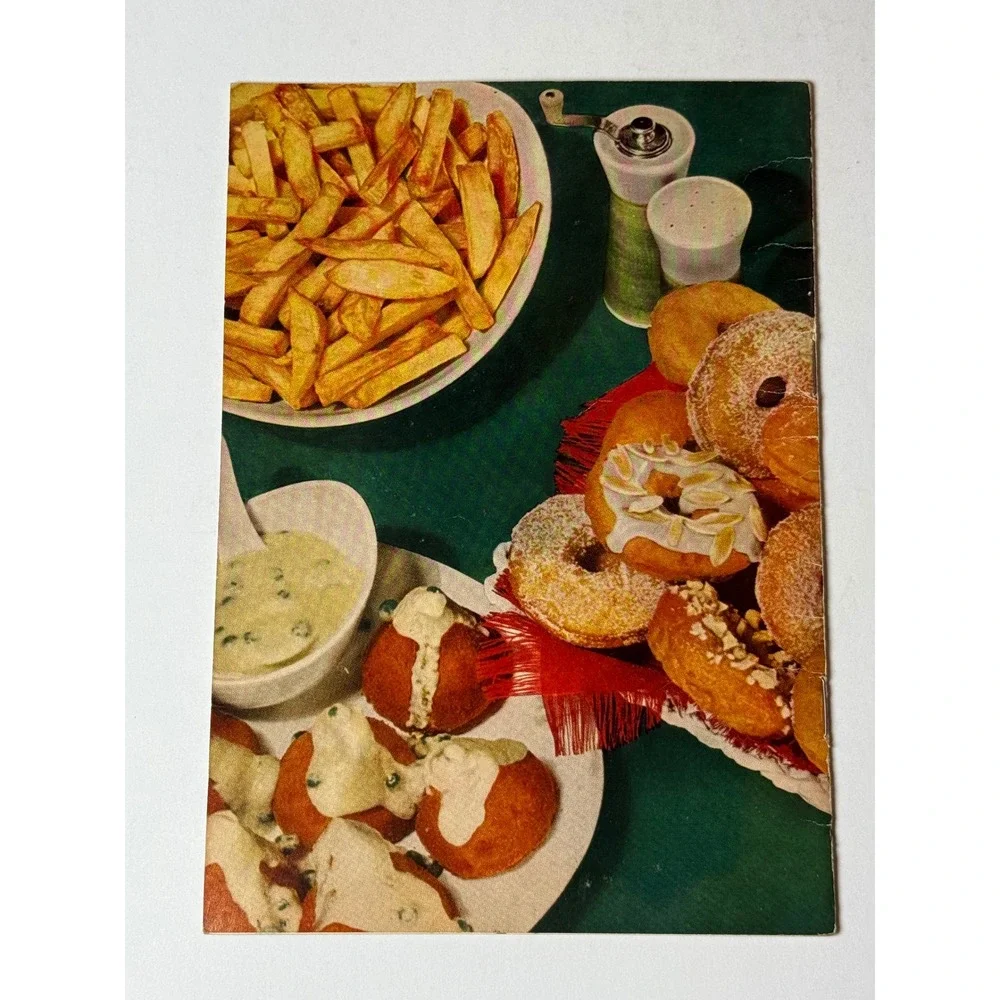Vintage Frying Made Easy Cookbook Booklet Mid-Century Deep‎ Fry Recipes Retro